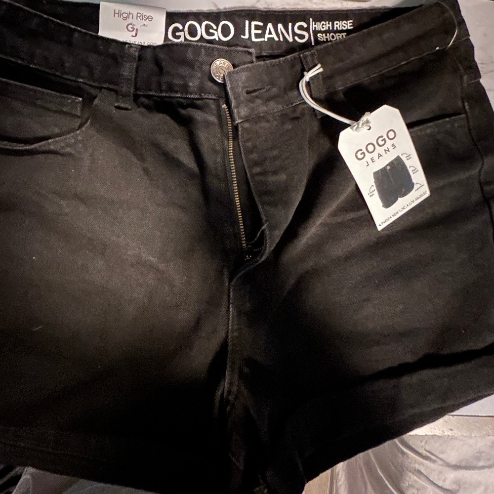 High Rise GOGO Jean shorts